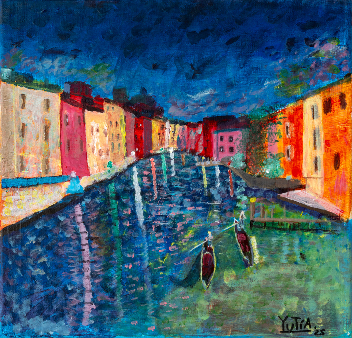 Pair of Gondolas Prints